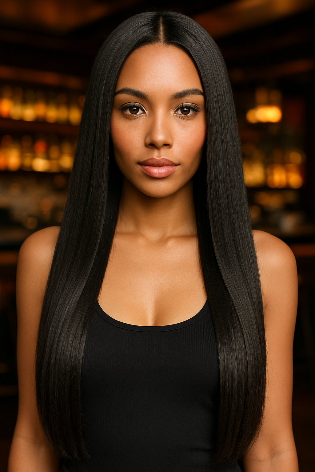 V Part Wig Human Hair No Leave Out Brazilian Straight Hair Wigs For Women U Shape Wig