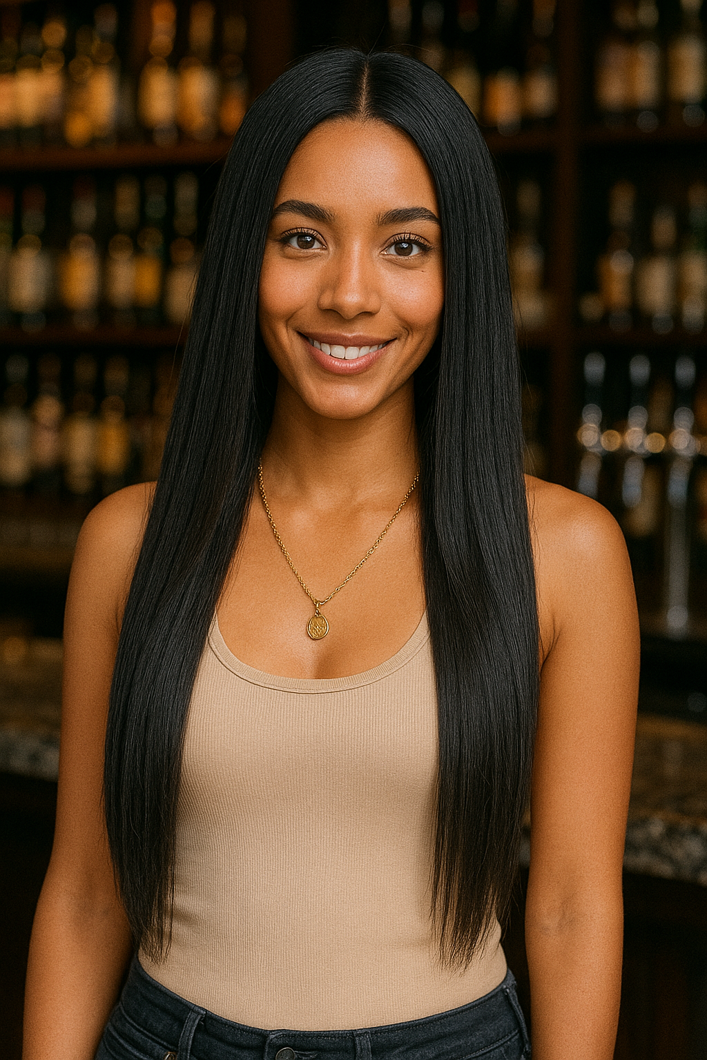 V Part Wig Human Hair No Leave Out Brazilian Straight Hair Wigs For Women U Shape Wig