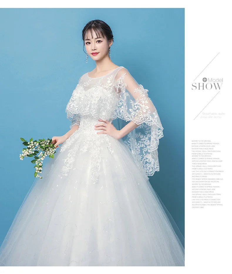 Cheap Sweetheart Korean Pluse Size Wedding Dress New Fashion Elegant Girl Customization Large
