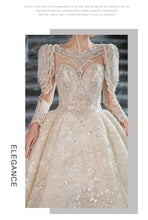 Load image into Gallery viewer, French new bride dress luxury big train

