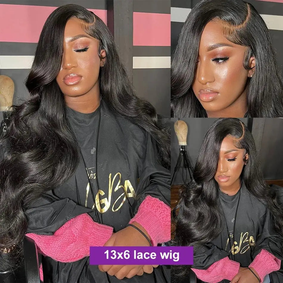 Body Wave Wigs 13x6 Hd Lace Frontal Wig 40 Inch 250 Density Human Hair Wigs