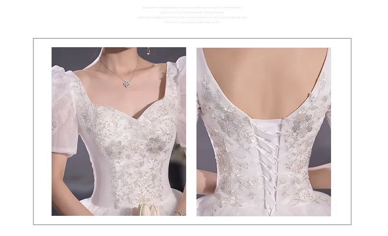 Ball Gown Wedding Dresses Off The Shoulder Wedding Gowns Elegant Appliques Beaded Bridal Dress Plus Size Vestidos De Novia 2023