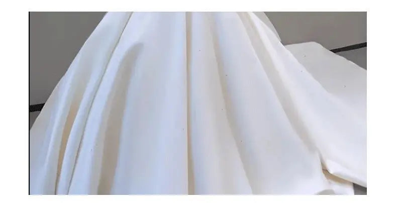 Square Collar Bridal Dress With Long Sleeve Wedding Dresses Ball Gown