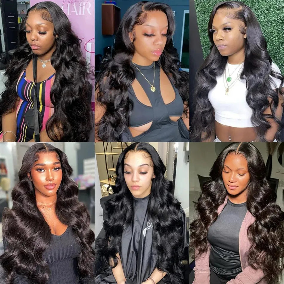 Body Wave Wigs 13x6 Hd Lace Frontal Wig 40 Inch 250 Density Human Hair Wigs