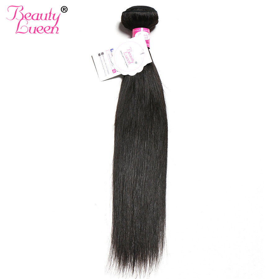 Straight Malaysian Virgin Hair Beauty Lueen Hair Products 100% Human Hair Weave Bundles Natural Color 1 bundles Hair Weaving