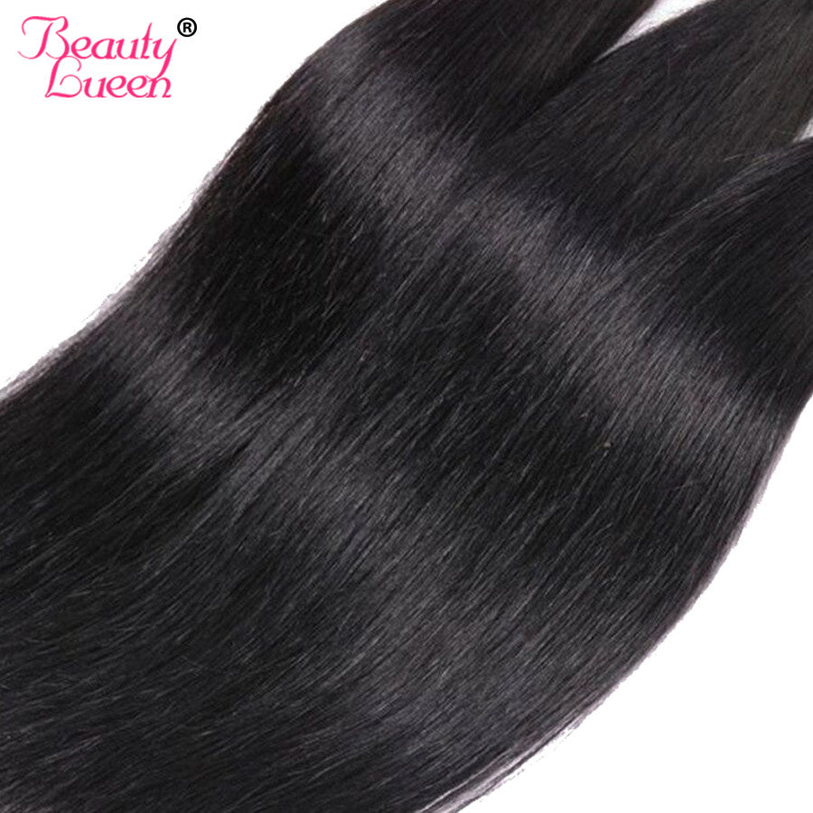 Straight Malaysian Virgin Hair Beauty Lueen Hair Products 100% Human Hair Weave Bundles Natural Color 1 bundles Hair Weaving