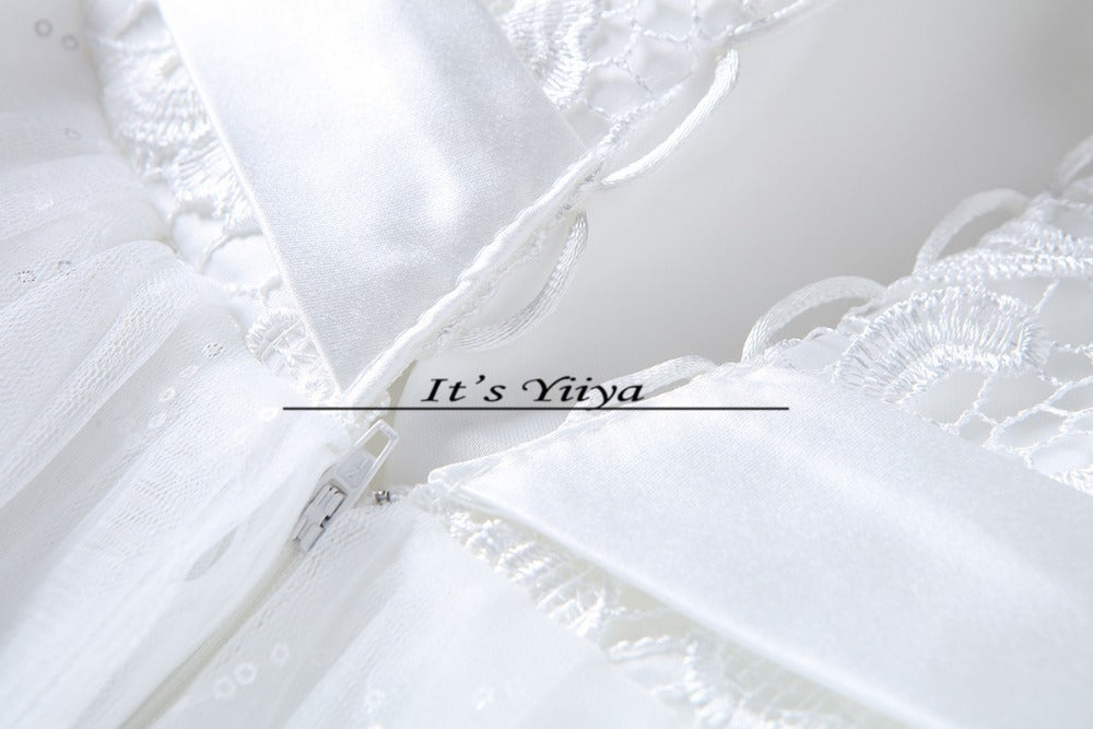 Free Shipping New 2016 White Wedding dresses Fashion Bride Wedding frocks Princess Wedding gowns Lace Sexy Vestidos De Novia H46