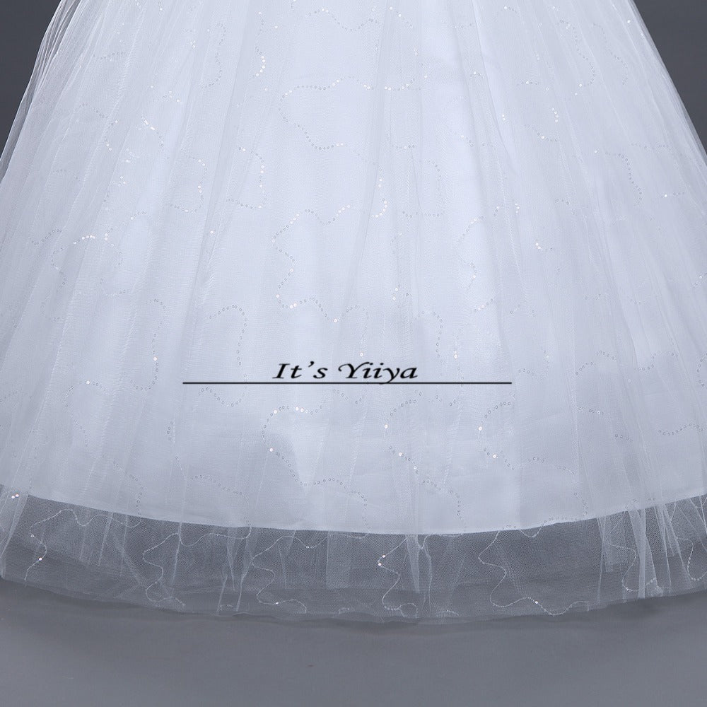 Free shipping New 2017 Summer O-neck Lace White Wedding Dresses Plus size Princess Bride Frocks Vestidos De Novia HS246