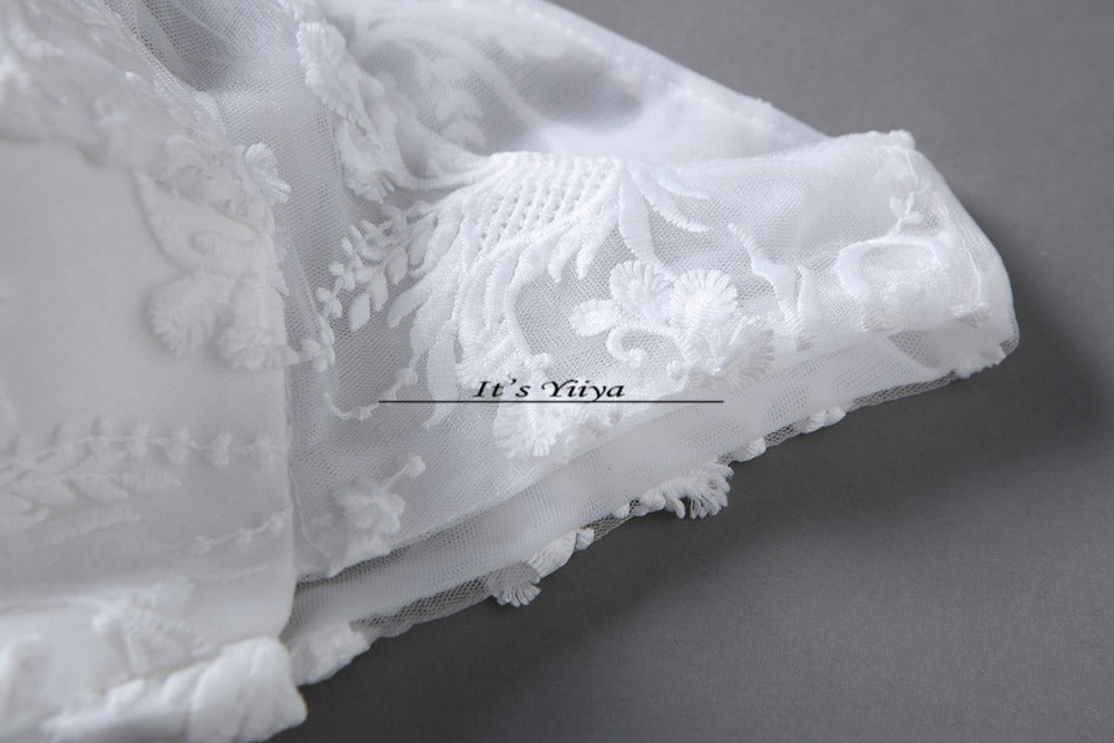 Free shipping New 2017 Summer O-neck Lace White Wedding Dresses Plus size Princess Bride Frocks Vestidos De Novia HS246