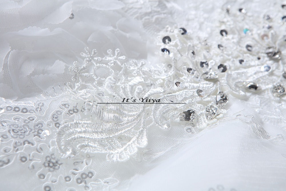 Free shipping 2015 new design high quality wedding dress white princess wedding gown fashion sexy Vestidos De Novia HS595