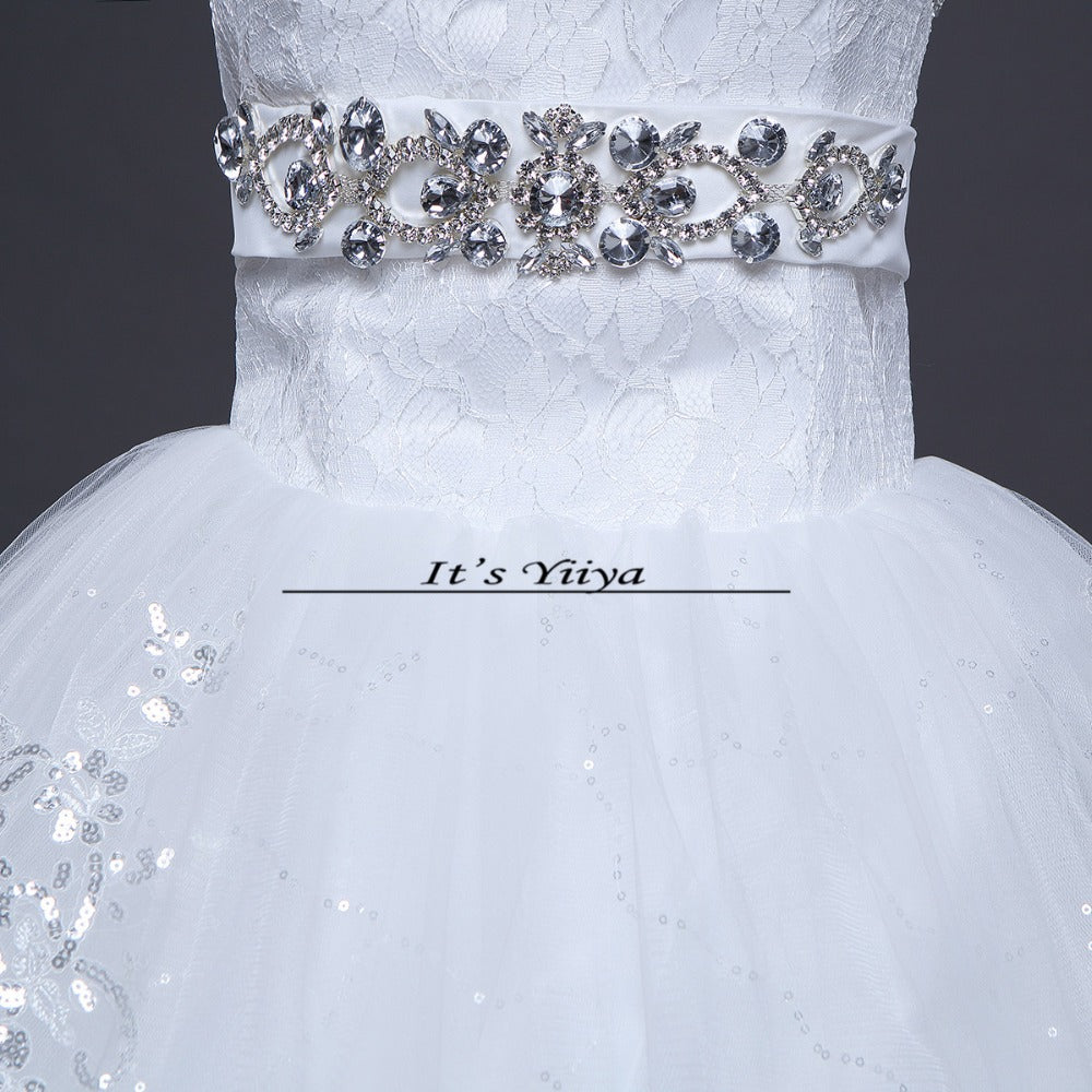 HOT Free shipping new 2015 white princess fashionable lace wedding dress romantic tulle wedding dresses Vestidos De Novia HS107