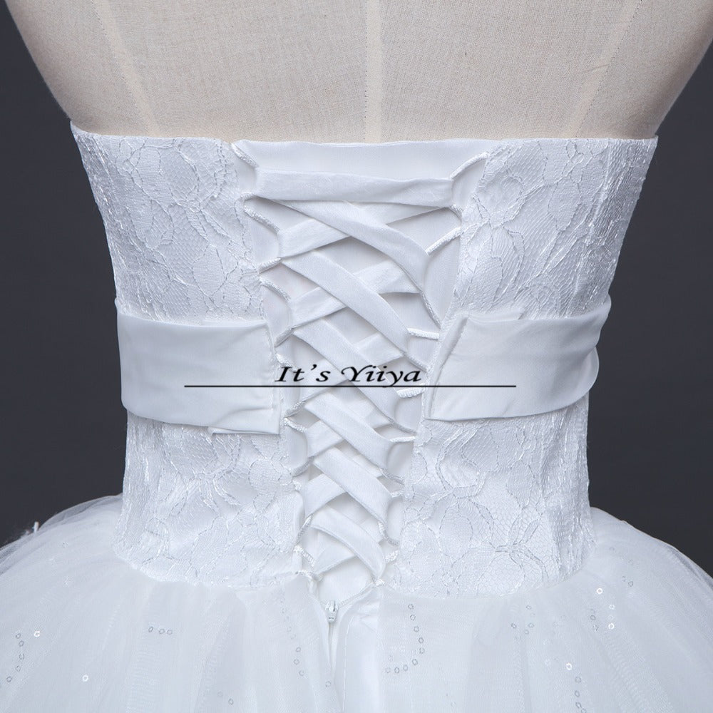 HOT Free shipping new 2015 white princess fashionable lace wedding dress romantic tulle wedding dresses Vestidos De Novia HS107