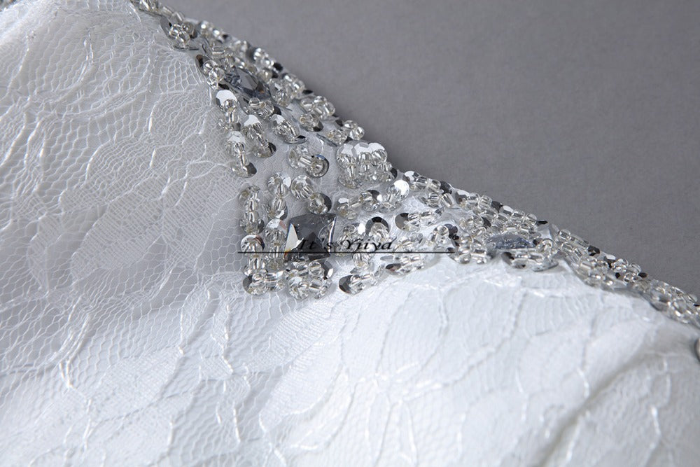 HOT Free shipping new 2015 white princess fashionable lace wedding dress romantic tulle wedding dresses Vestidos De Novia HS107