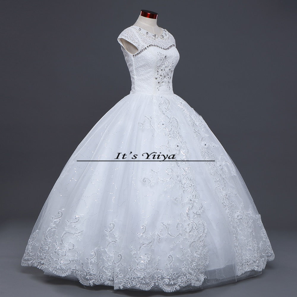 Free shipping 2015 new white high quality wedding dress princess Vestidos De Novia fashion wedding gown HS410