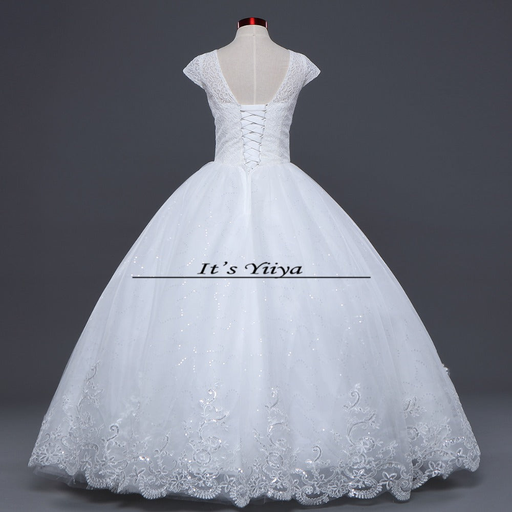 Free shipping 2015 new white high quality wedding dress princess Vestidos De Novia fashion wedding gown HS410