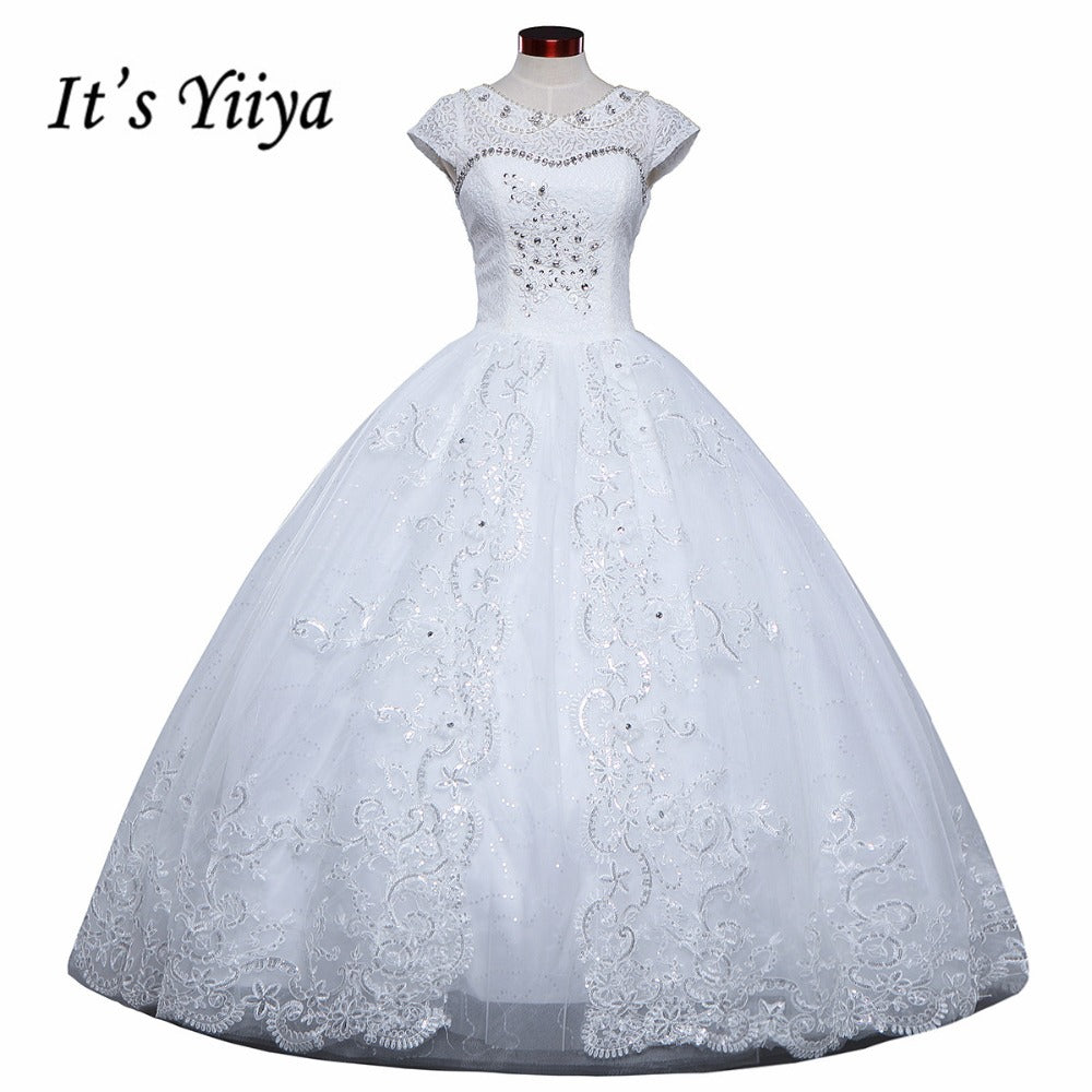 Free shipping 2015 new white high quality wedding dress princess Vestidos De Novia fashion wedding gown HS410
