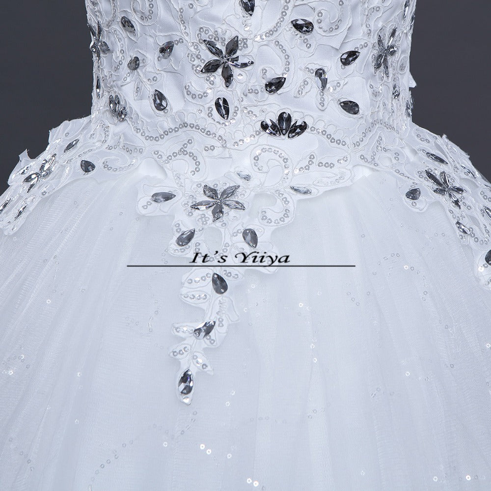Free shipping new 2015 white princess fashionable wedding romantic tulle wedding dresses Vestidos De Novia Bridal Gowns HS087