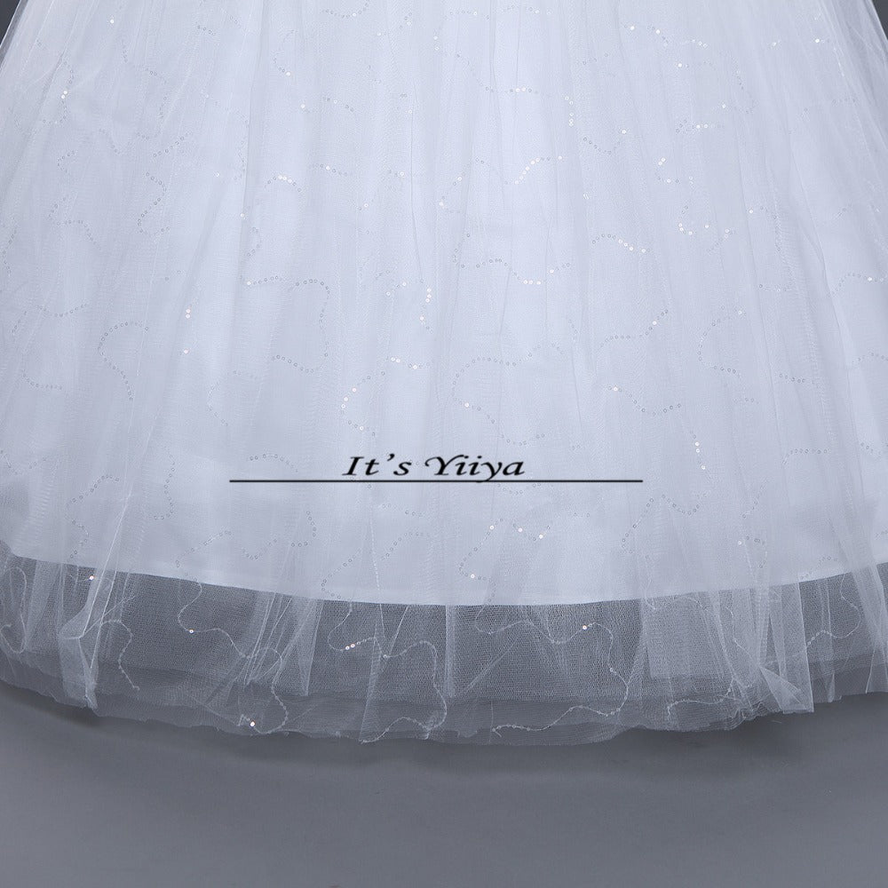 Free shipping new 2015 white princess fashionable wedding romantic tulle wedding dresses Vestidos De Novia Bridal Gowns HS087
