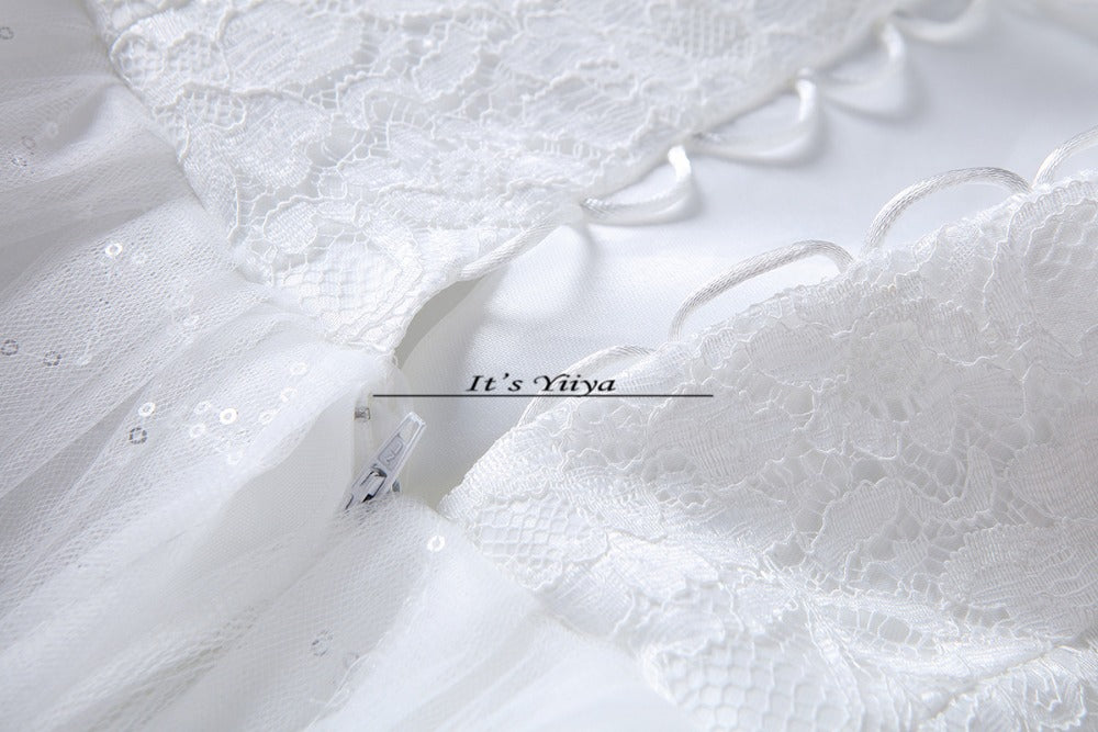 Free shipping wedding dresses 2017 white plus size lace wedding dress cheap short sleeves gowns frock Vestidos De Novia HS149