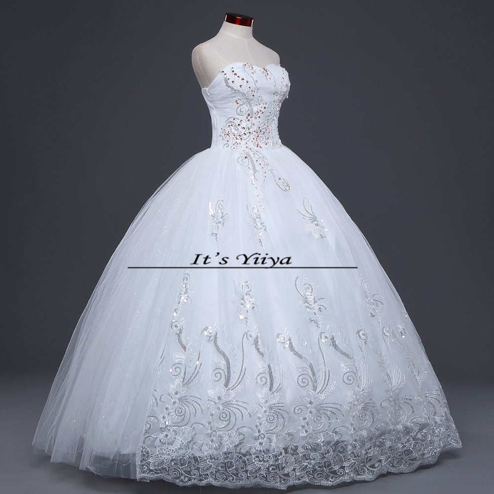 HOT Free shipping new 2015 white princess fashionable lace wedding dress romantic tulle wedding dresses Vestidos De Novia HS099