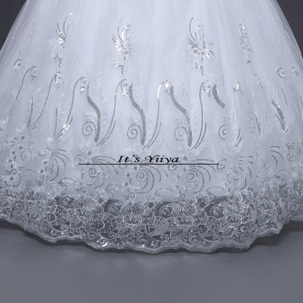 HOT Free shipping new 2015 white princess fashionable lace wedding dress romantic tulle wedding dresses Vestidos De Novia HS099