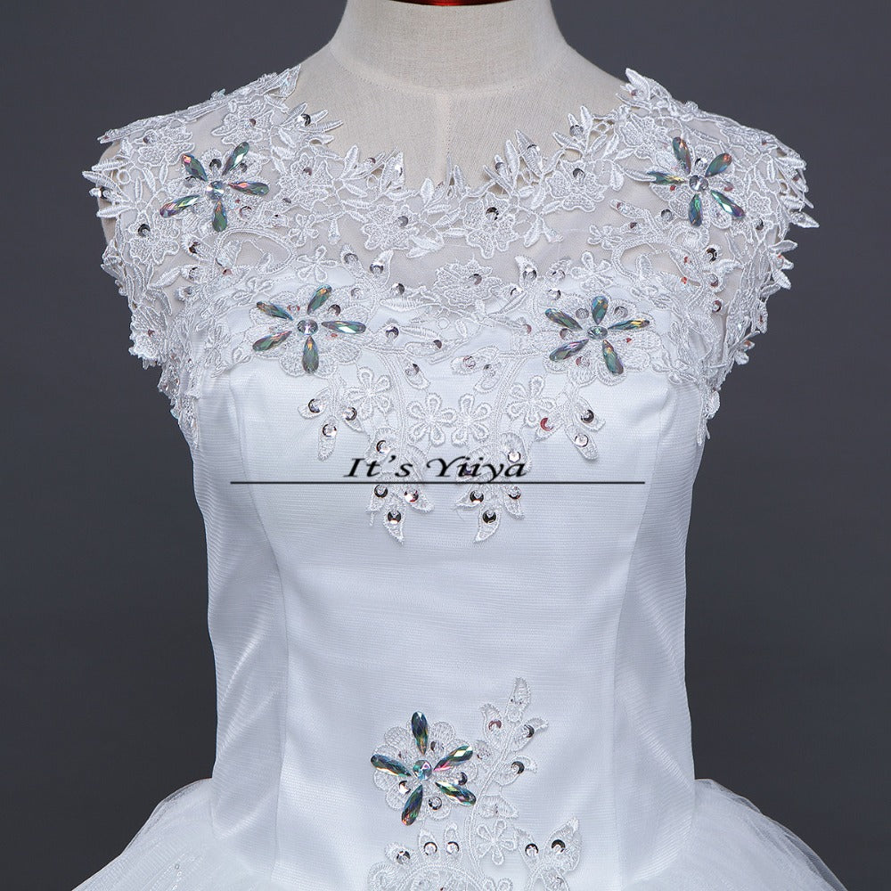 Free shipping new wedding dress 2015 plus size lace wedding dress cheap wedding gown frock Vestidos De Novia Bridal dress HS143