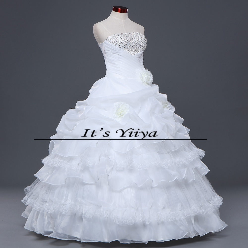Free shipping wedding dresses 2015 pears white plus size lace elegant wedding dress cheap China gowns Vestidos De Novia HS154