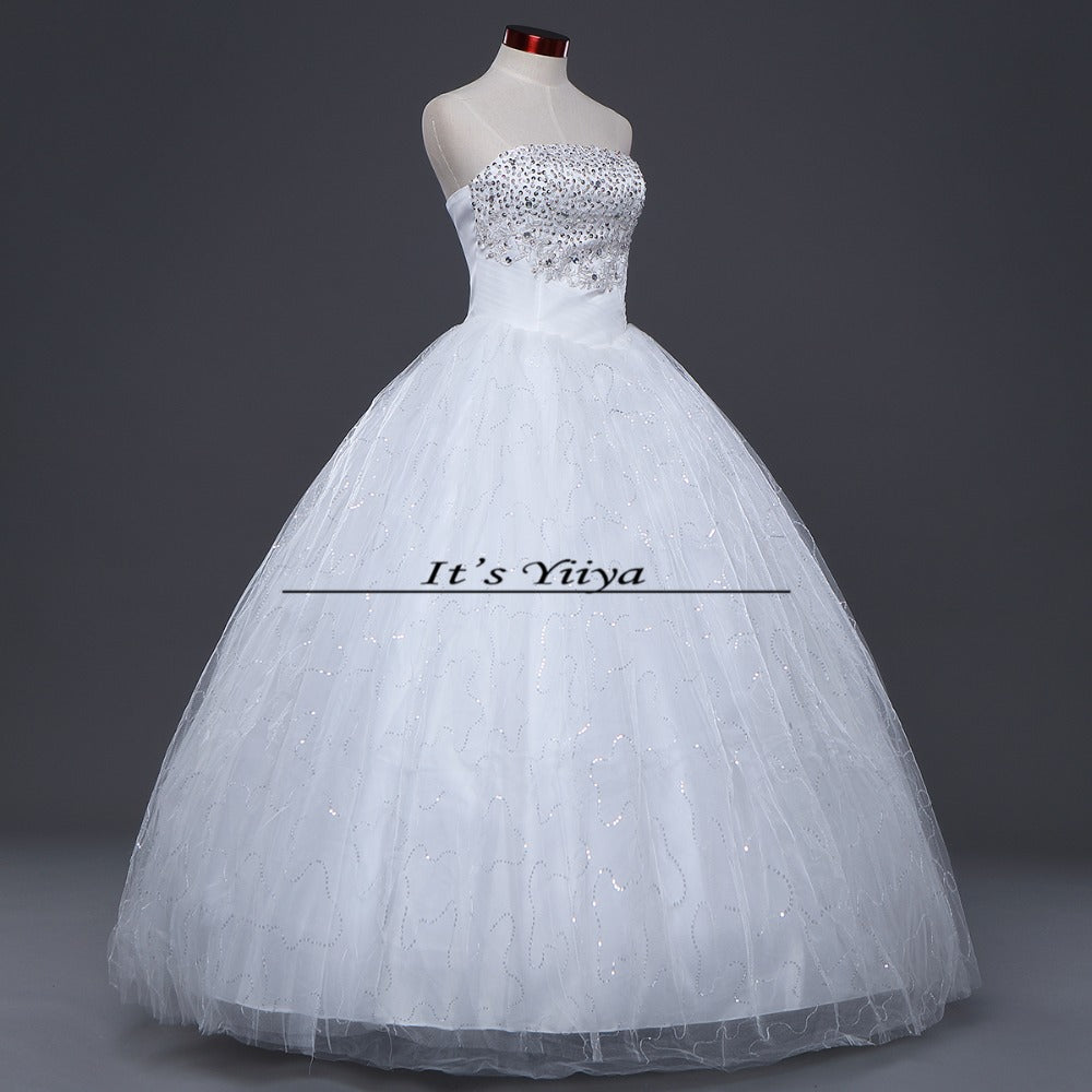 HOT Free shipping white princess wedding dress 2015 plus size fashionable wedding dresses wedding gown Vestidos De Novia Y201