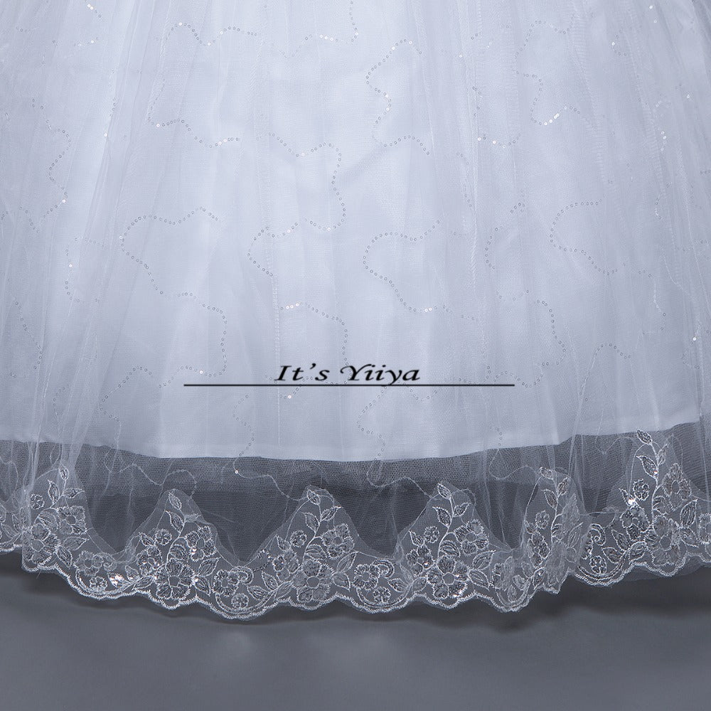 Free shipping 2015 new cheap wedding gown white lace romantic wedding dress bride dresses price under Vestidos De Novia 50 HS122