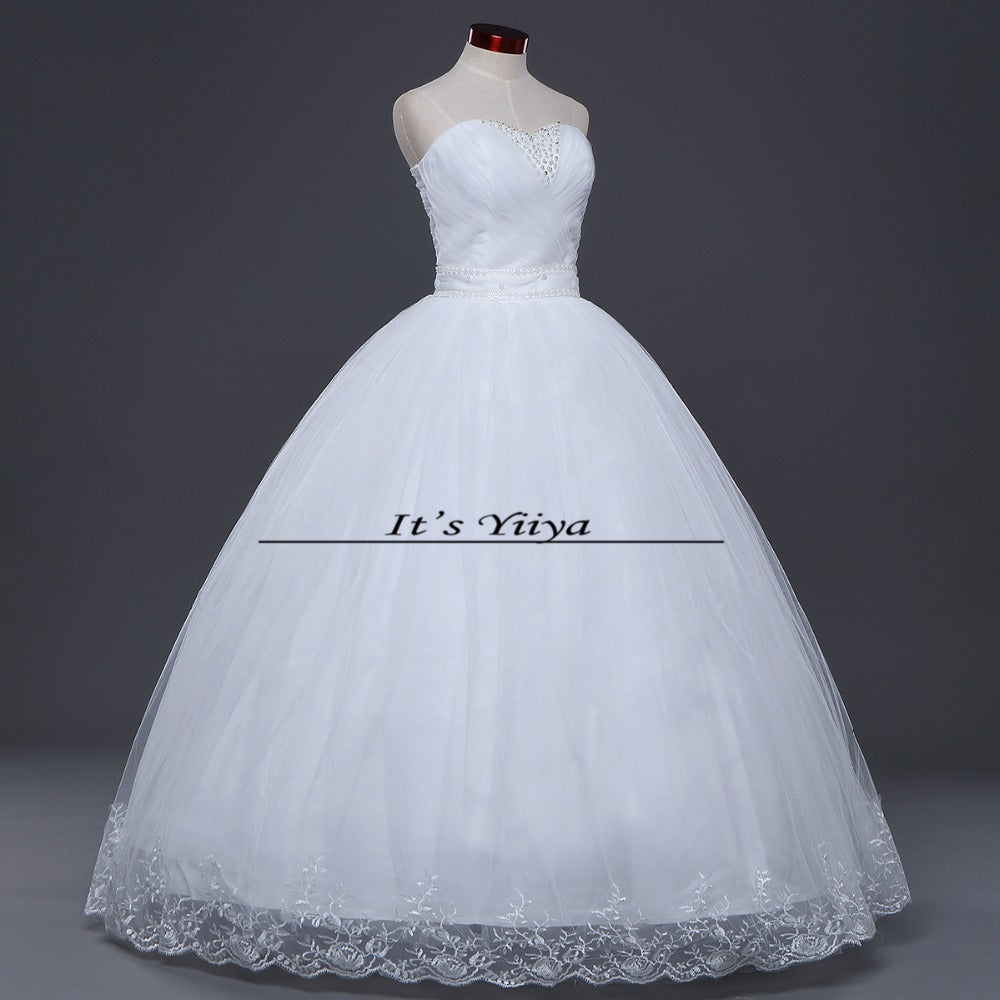 HOT Free shipping new 2015 white princess fashionable lace wedding dress romantic tulle wedding dresses Vestidos De Novia HS103