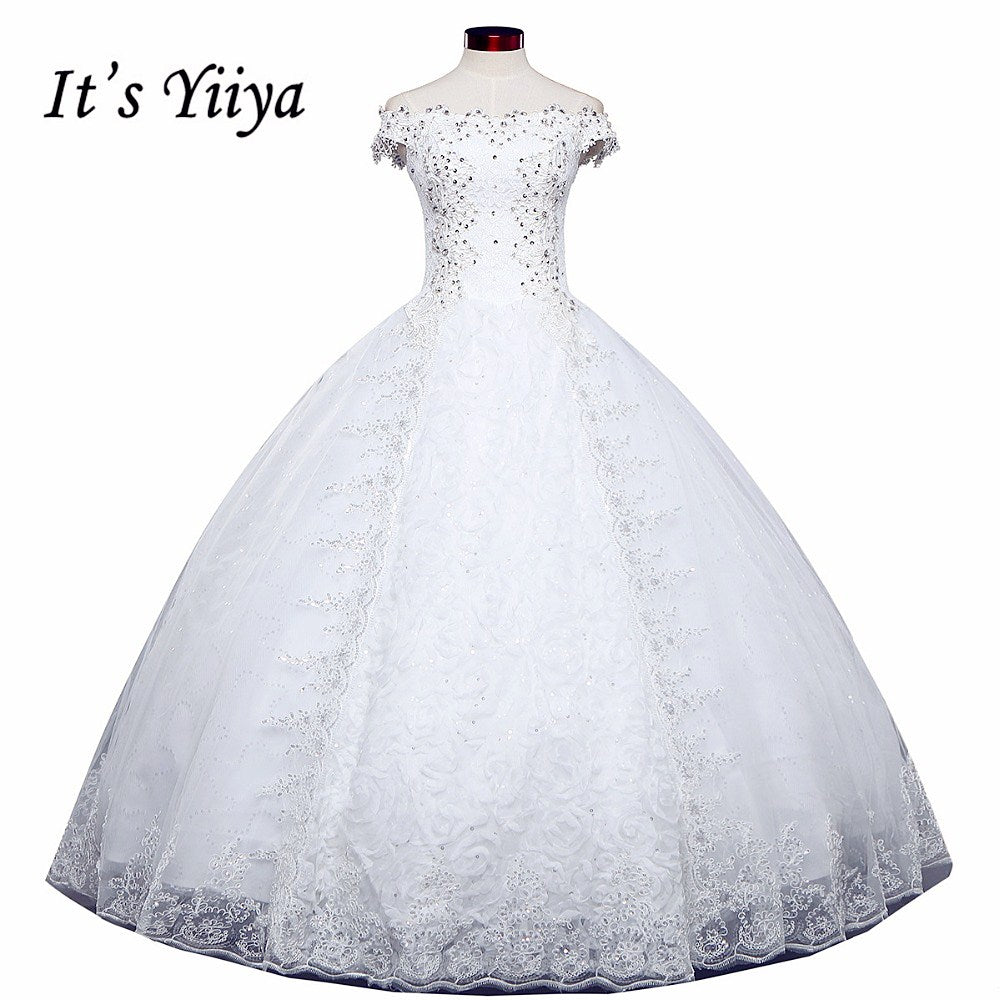 Free shipping 2015 new design high quality wedding dress white princess wedding gown fashion sexy Vestidos De Novia HS595