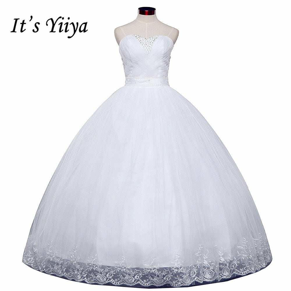 HOT Free shipping new 2015 white princess fashionable lace wedding dress romantic tulle wedding dresses Vestidos De Novia HS103