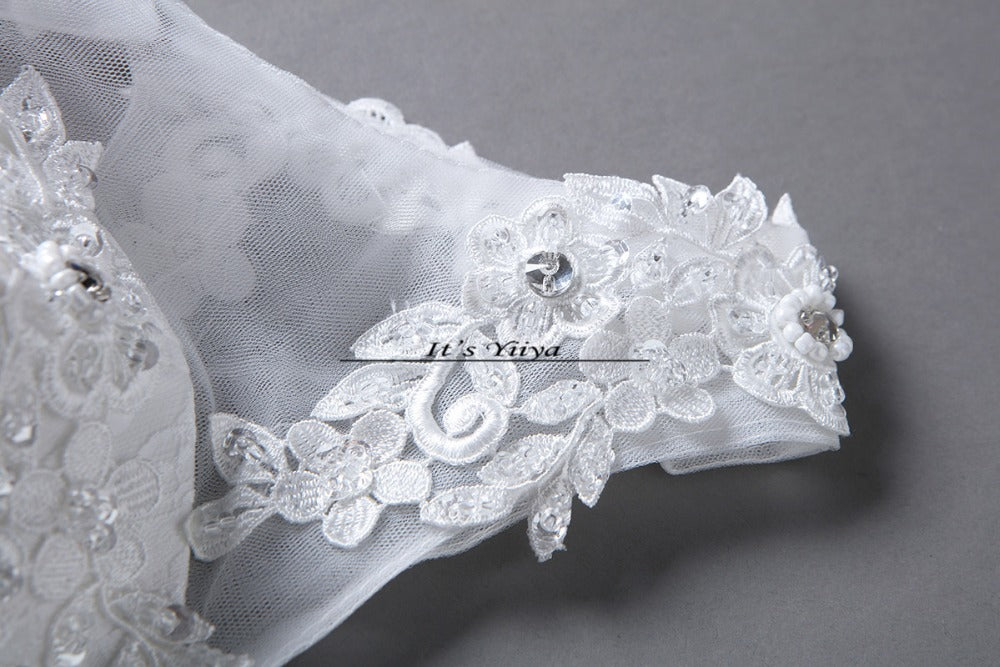 Free Shipping 2016 new White Wedding Dresses Princess design fashion lace sex Vestidos De Novia Quality Wedding Frocks Y21