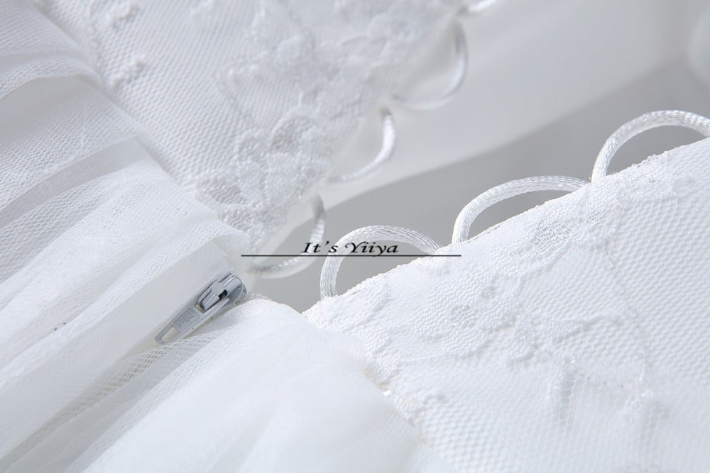 Free Shipping 2016 new White Wedding Dresses Princess design fashion lace sex Vestidos De Novia Quality Wedding Frocks Y21