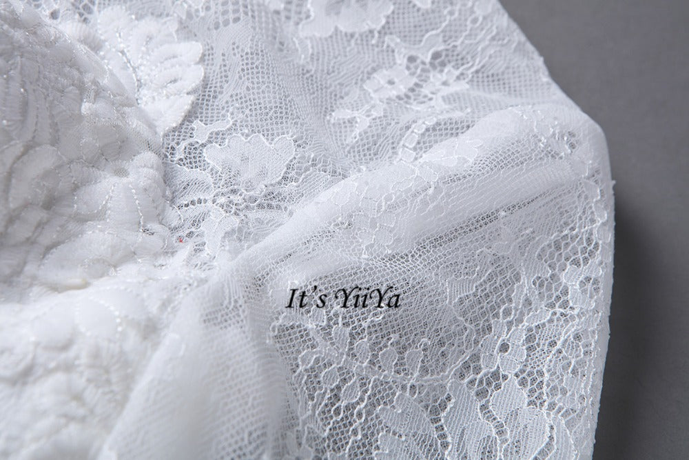 Free Shipping High neck Vestidos De Novia Off white dress Bridal Ball gowns Long sleeve Frocks Elegant Wedding dresses IY030