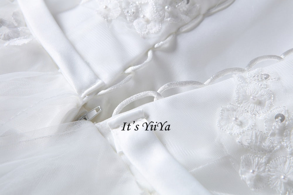Free Shipping Boat neck Vestidos De Novia Off white dress Bridal Ball gowns Sleeveless Frocks Elegant Wedding dresses IY029