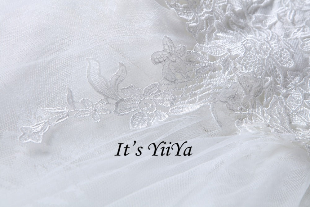 Free Shipping Vestidos De Novia Off white Bridal dress Sweatheart Bridal Ball gowns Sleeveless Frocks Lace Wedding dresses IY028