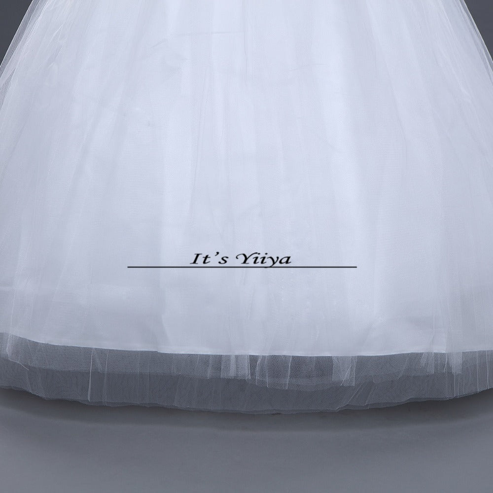 Free shipping 2016 V-neck White Bride Princess Fashion Vestidos De Novia Bride Wedding Ball Gowns Cheap Wedding Frocks HS227