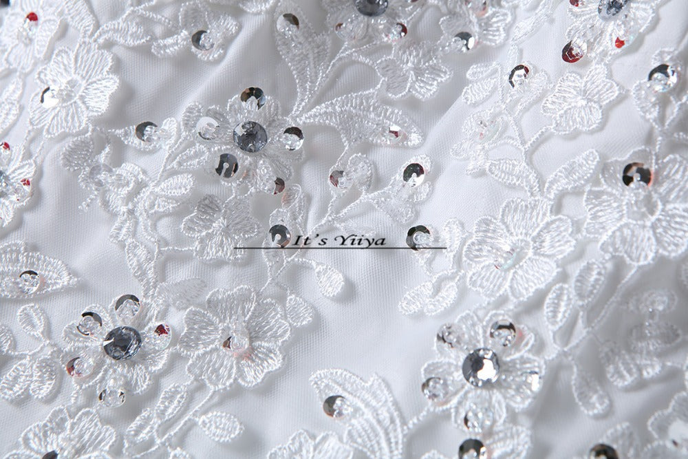 Free shipping 2016 V-neck White Bride Princess Fashion Vestidos De Novia Bride Wedding Ball Gowns Cheap Wedding Frocks HS227