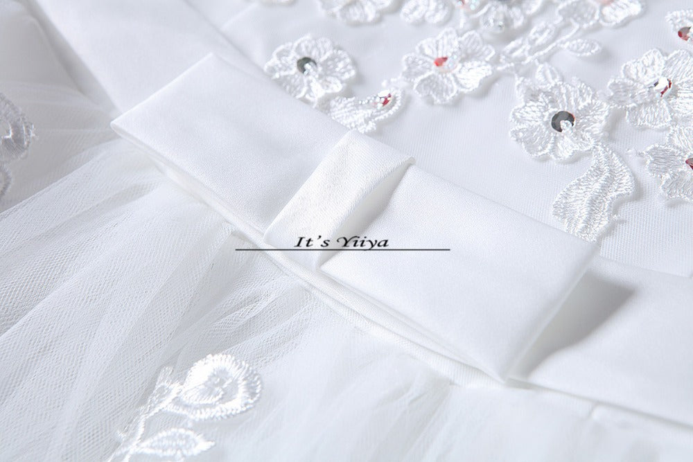Free shipping 2016 V-neck White Bride Princess Fashion Vestidos De Novia Bride Wedding Ball Gowns Cheap Wedding Frocks HS227