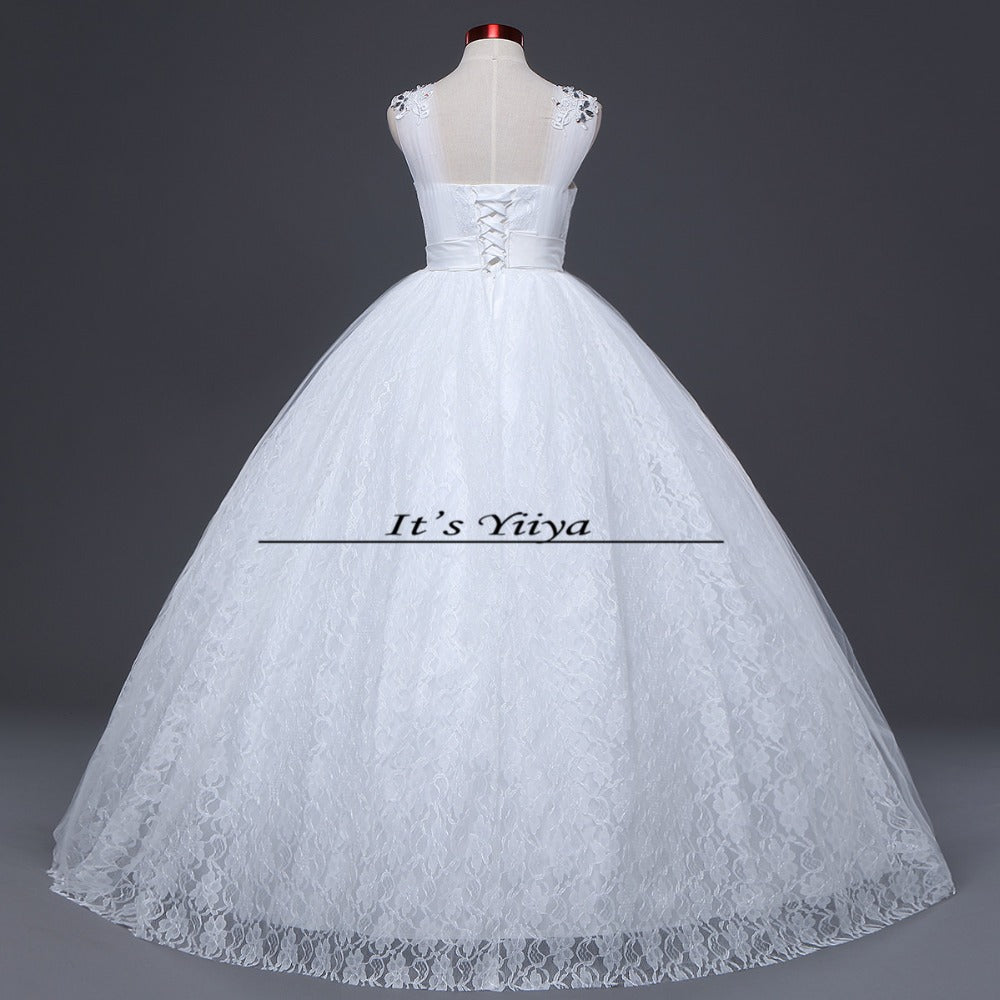 Pregnancy wedding dresses white plus size lace wedding frocks cheap Vestidos De Novia wedding gowns frock Bridal dress HS151