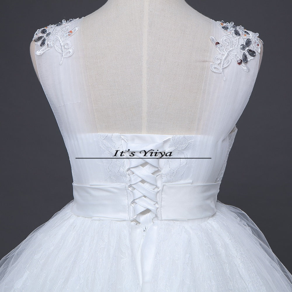Pregnancy wedding dresses white plus size lace wedding frocks cheap Vestidos De Novia wedding gowns frock Bridal dress HS151