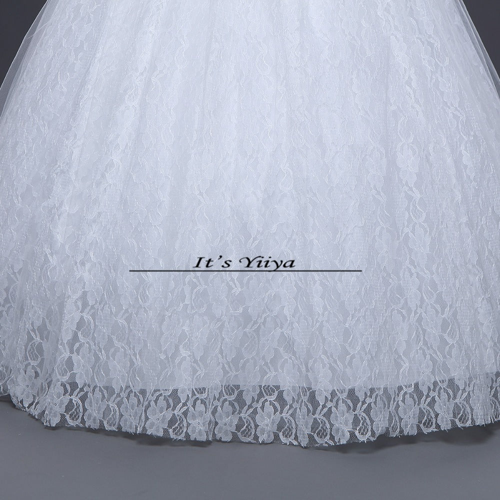 Pregnancy wedding dresses white plus size lace wedding frocks cheap Vestidos De Novia wedding gowns frock Bridal dress HS151