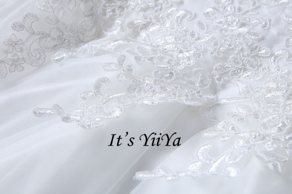 2017 New Arrival Free Shipping Off white Wedding dresses Strapless Bridal Ball gowns Sleeveless Frocks Vestidos De Novia IY021