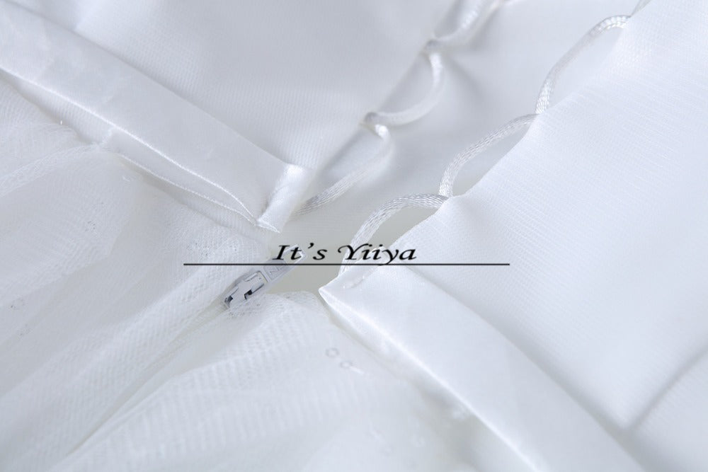 Free shipping New White Wedding Ball Gowns o-neck Sleeveless Cheap Princess Vestidos De Novia Wedding Frock Bride Dress HS237