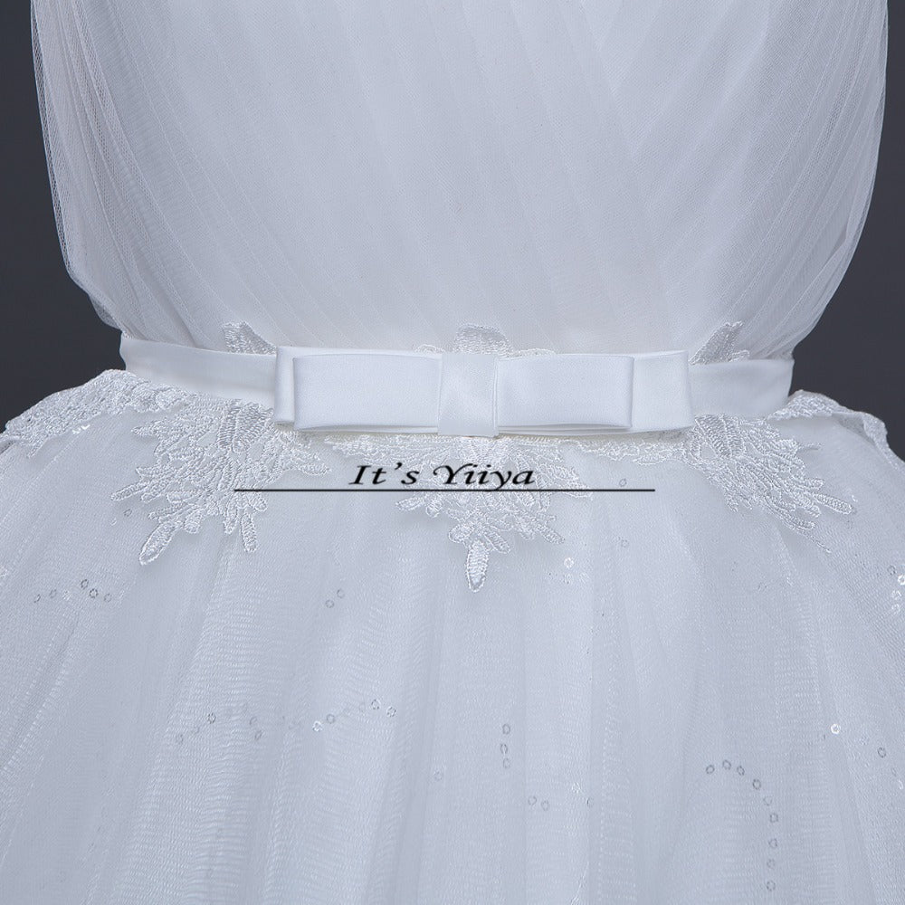 Free shipping White Wedding Ball Gowns Strapless Sex Sleeveless Cheap Princess Vestidos De Novia Wedding Frock Bride Dress HS241