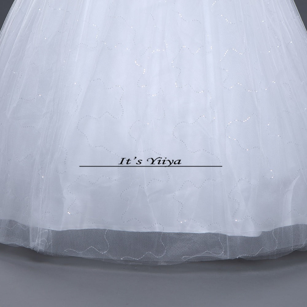 Free shipping White Wedding Ball Gowns Strapless Sex Sleeveless Cheap Princess Vestidos De Novia Wedding Frock Bride Dress HS241