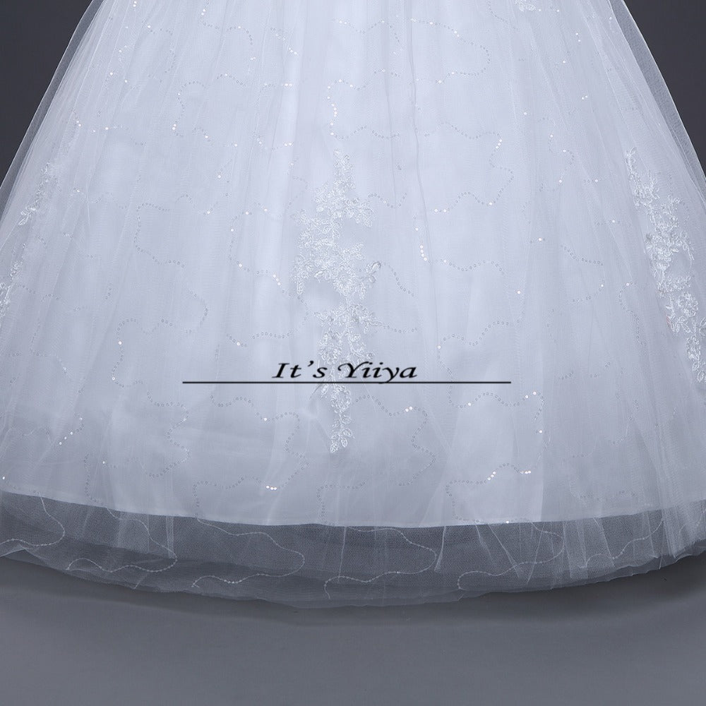Free shipping New 2017 Summer O-neck Lace Simple Wedding Dress Plus size Princess Bride Frocks Vestidos De Novia HS249