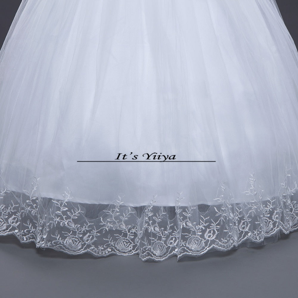 Free shipping 2016 new design White Vestidos De Novia Bride Princess Wedding Dress Wedding Ball Gowns Cheap Wedding Frocks HS228