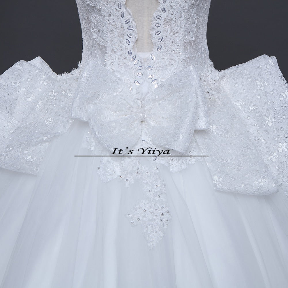 2017 Free shipping New Arrival Sleeveless Wedding Dresses Hater Ball Gowns Luxry Frocks dress Classic Vestidos De Novia IY039